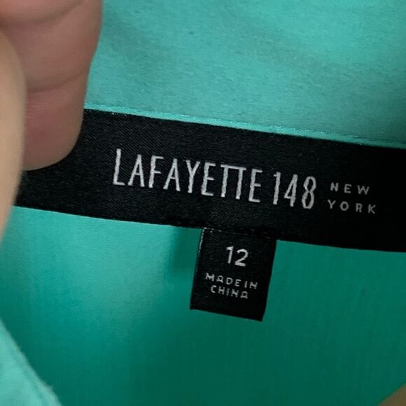 Lafayette 148 Pleated Blouse - Picture 3 of 6